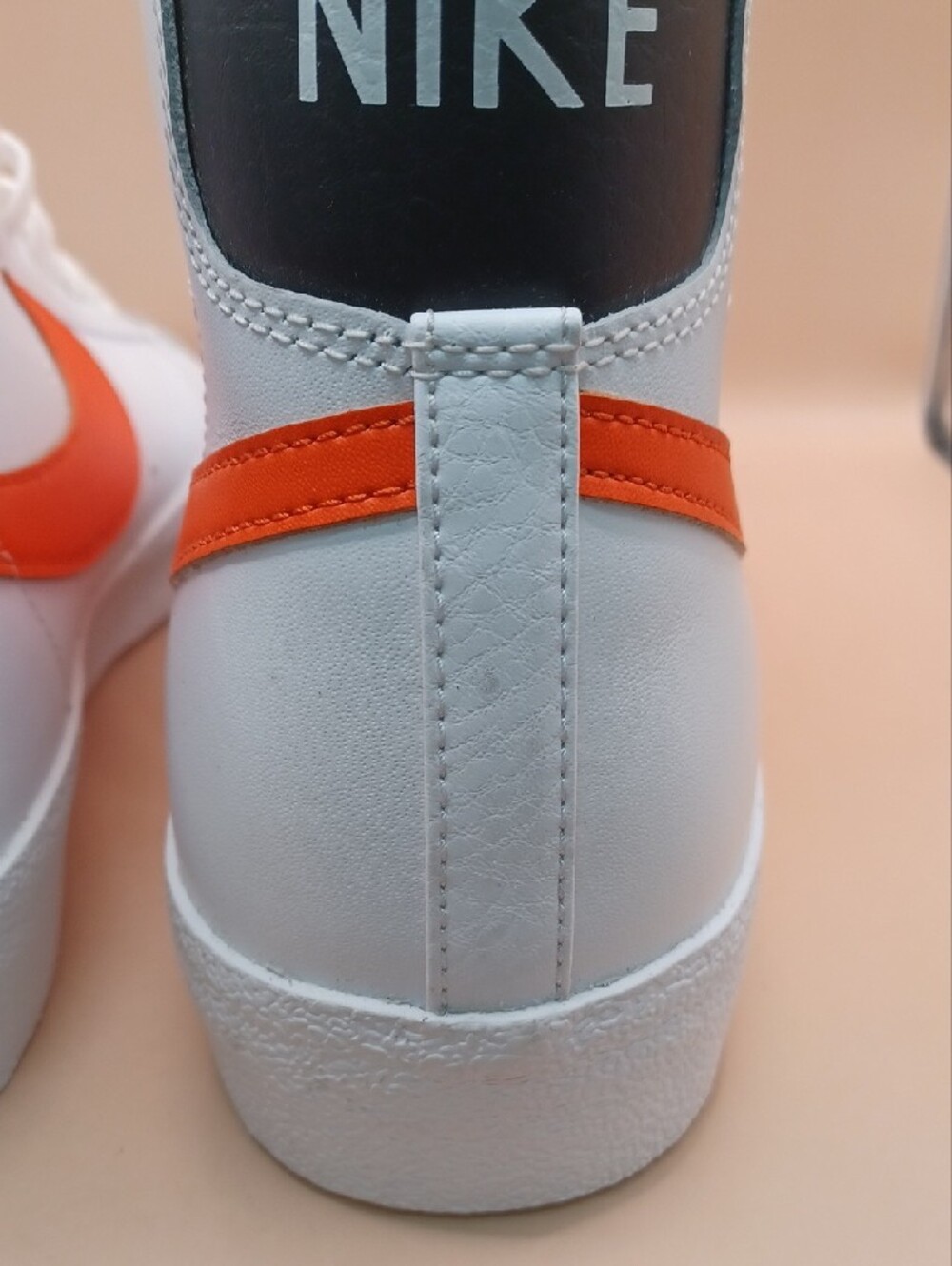 NWOB Nike Blazer Mid '77 Vintage Sneaker-Safety Orange Men Size 11.5 US - Picture 5 of 14